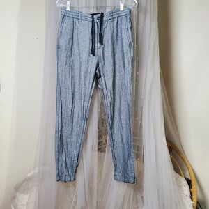 Banana Republic Athletic Fit Linen Cotton Casual Pants Athleisure Size 30x28